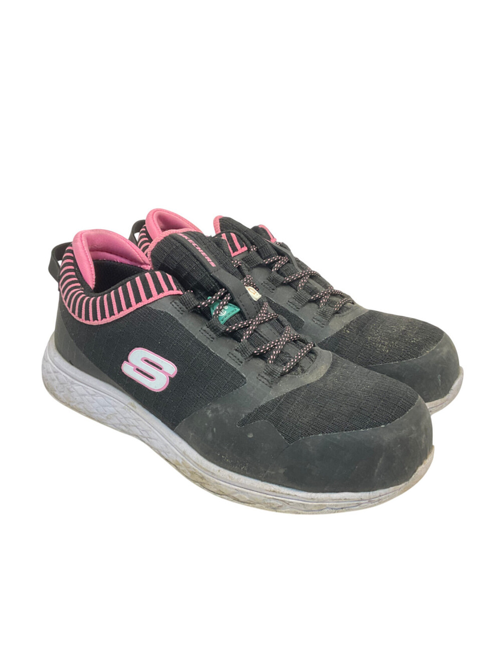 Skechers Women's Aluminum Toe SP Slip Resistant Safety Shoes 99996595 Black 8M